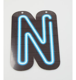 Neon letter - N