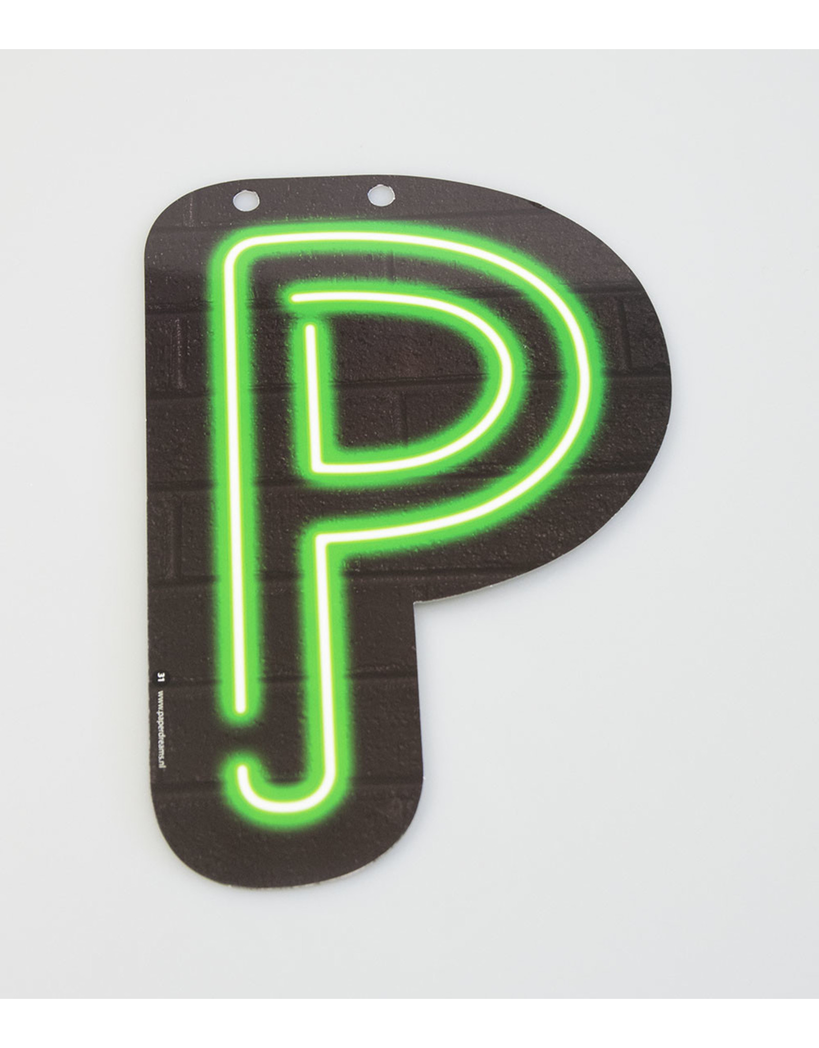 Neon letter - P