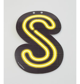 Neon letter - S