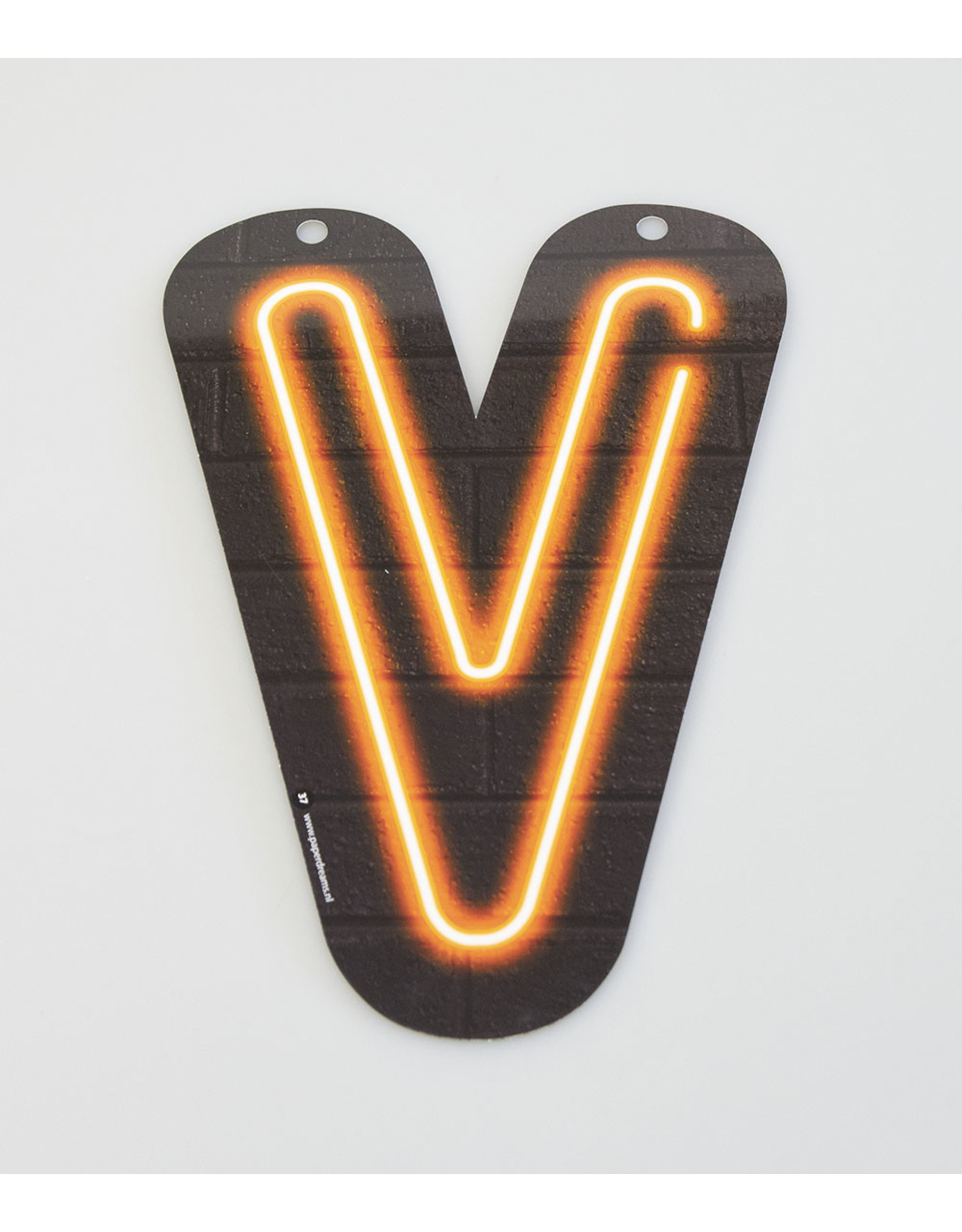 Neon letter - V