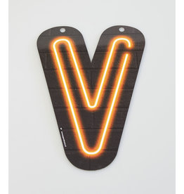 Neon letter - V