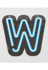 Neon letter - W