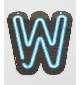 Neon letter - W