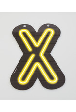 Neon letter - X