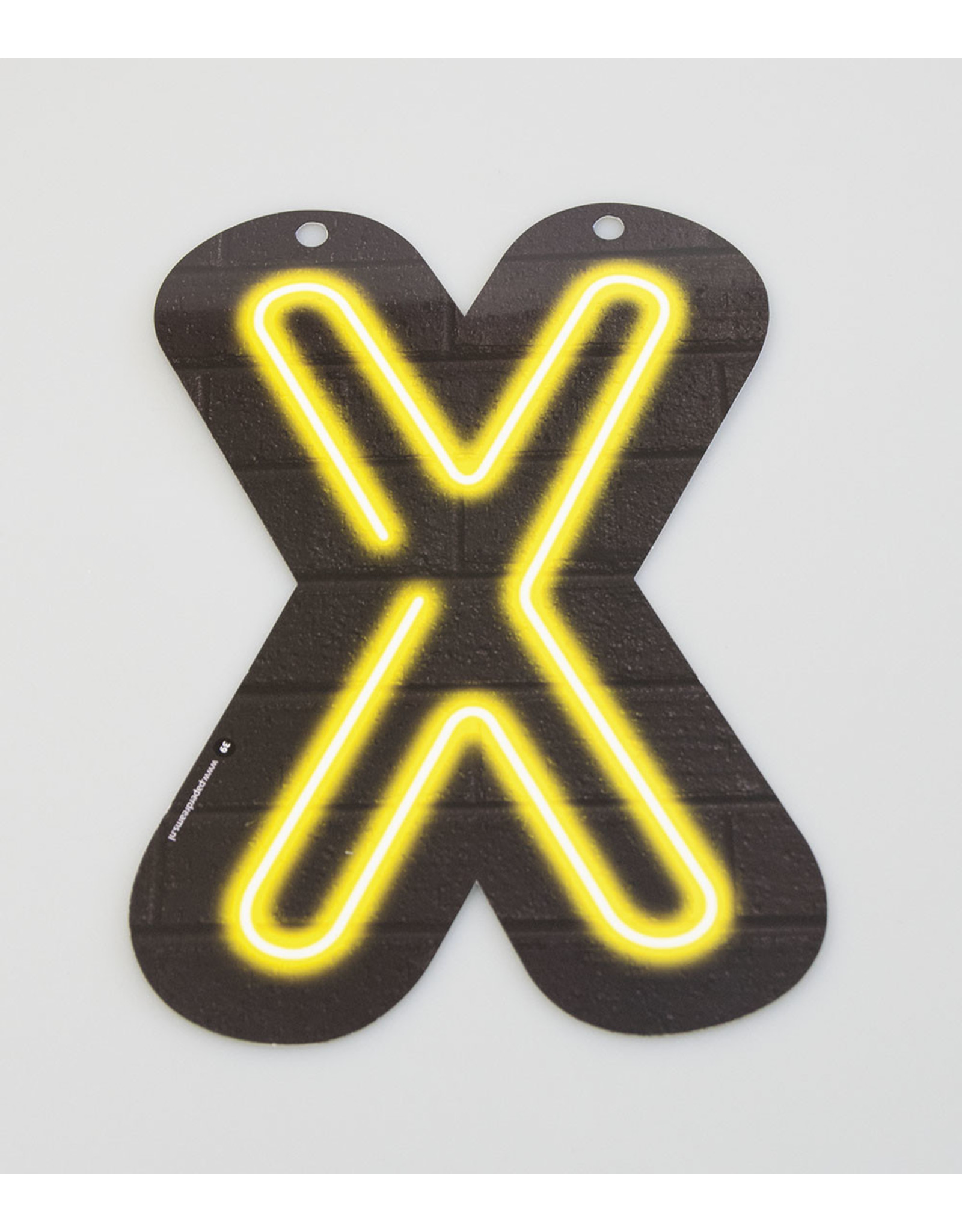 Neon letter - X