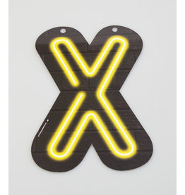 Neon letter - X