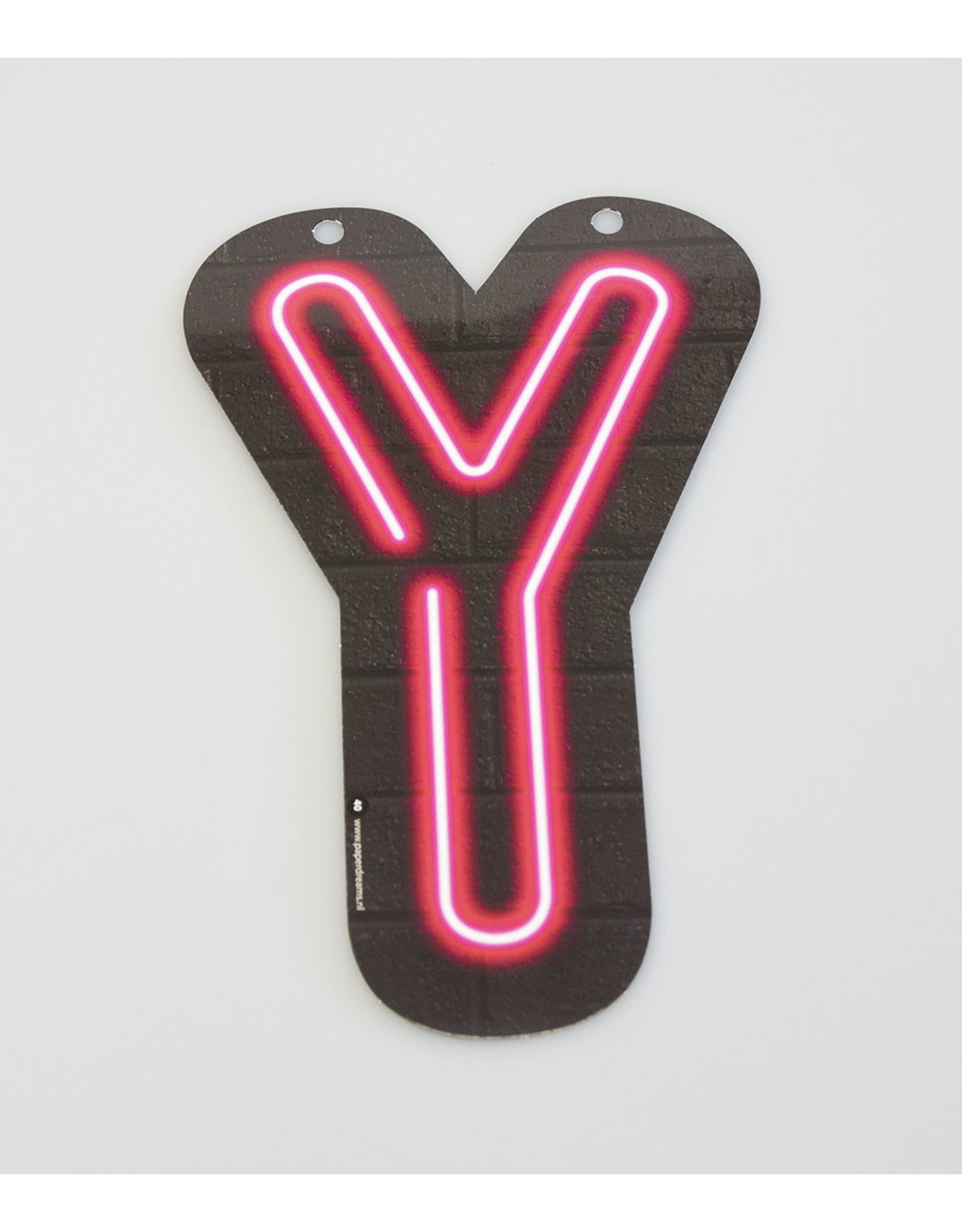 Neon letter - Y
