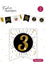 Festive Numbers Cijfer 3 (3 stuks)