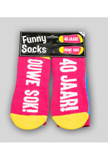Funny Socks - 40 Jaar