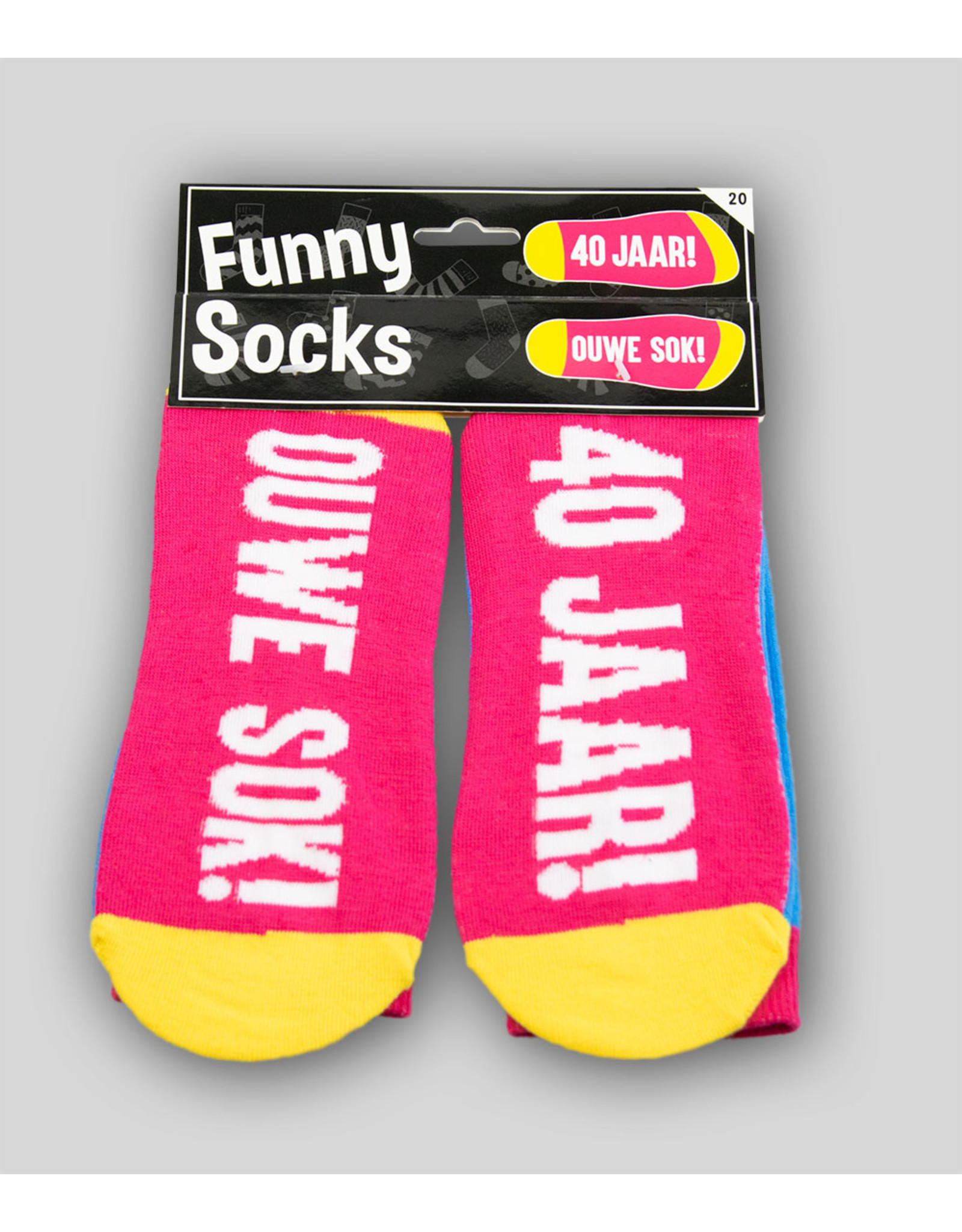 Funny Socks - 40 Jaar