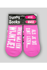 Funny Socks - Breng mij een Wijntje