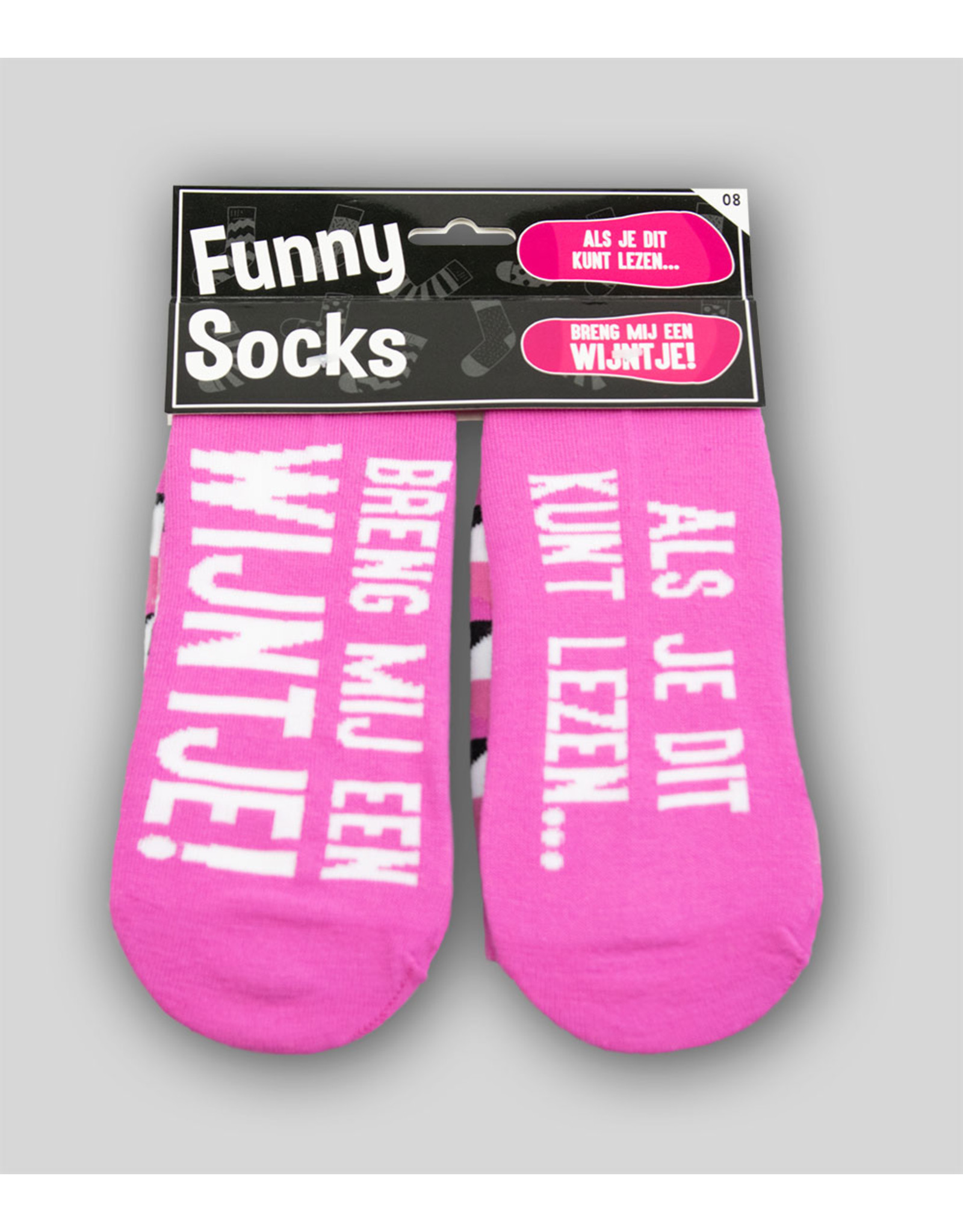 Funny Socks - Breng mij een Wijntje