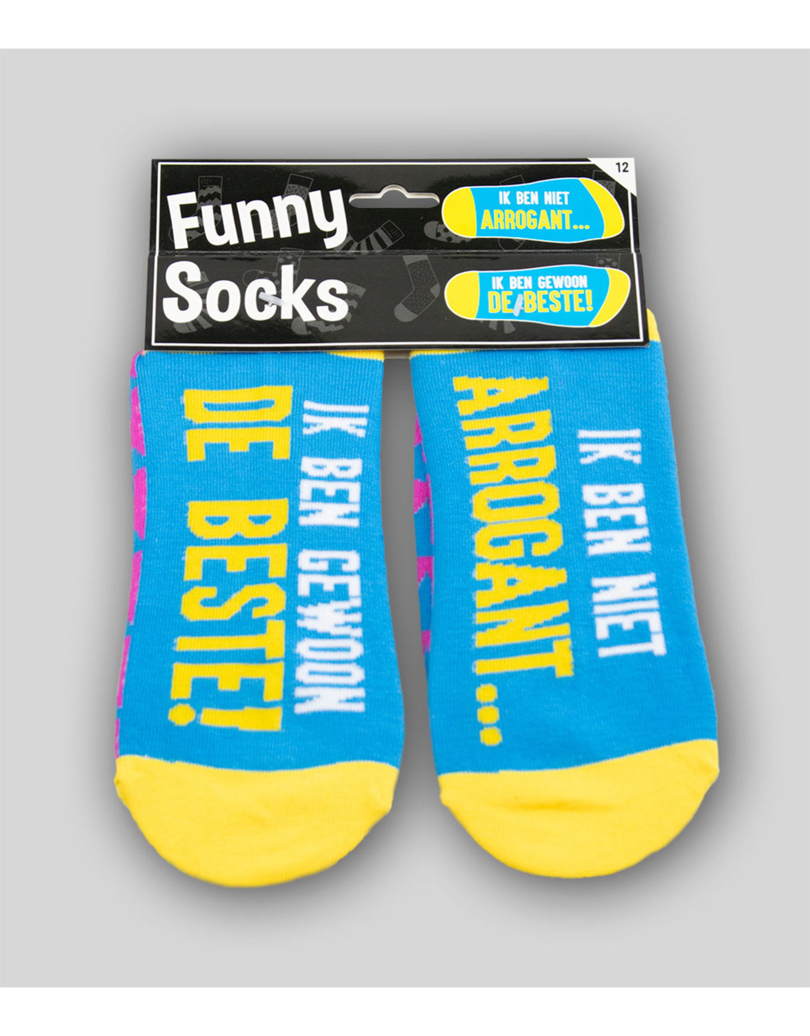 Funny Socks - Ik ben niet Arrogant