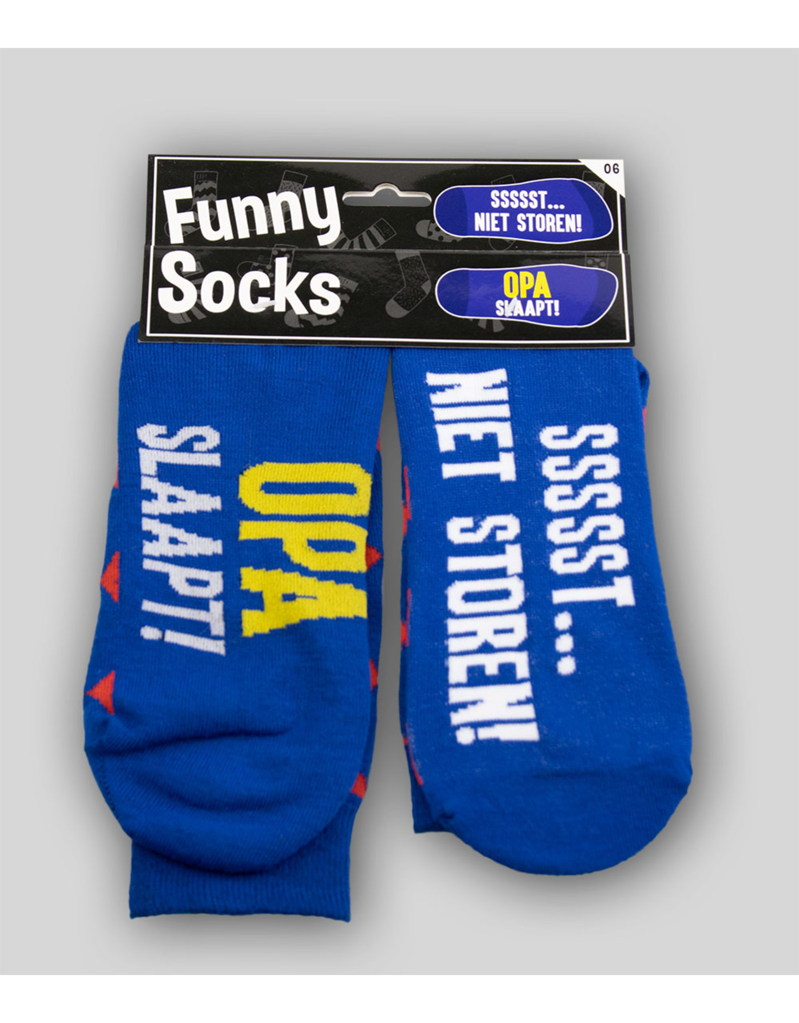 Funny Socks - Opa Slaapt Sssst