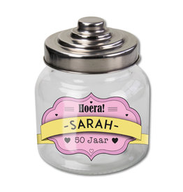 Snoeppot Glas - Sarah