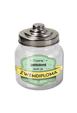 Snoeppot Glas – Zwemdiploma