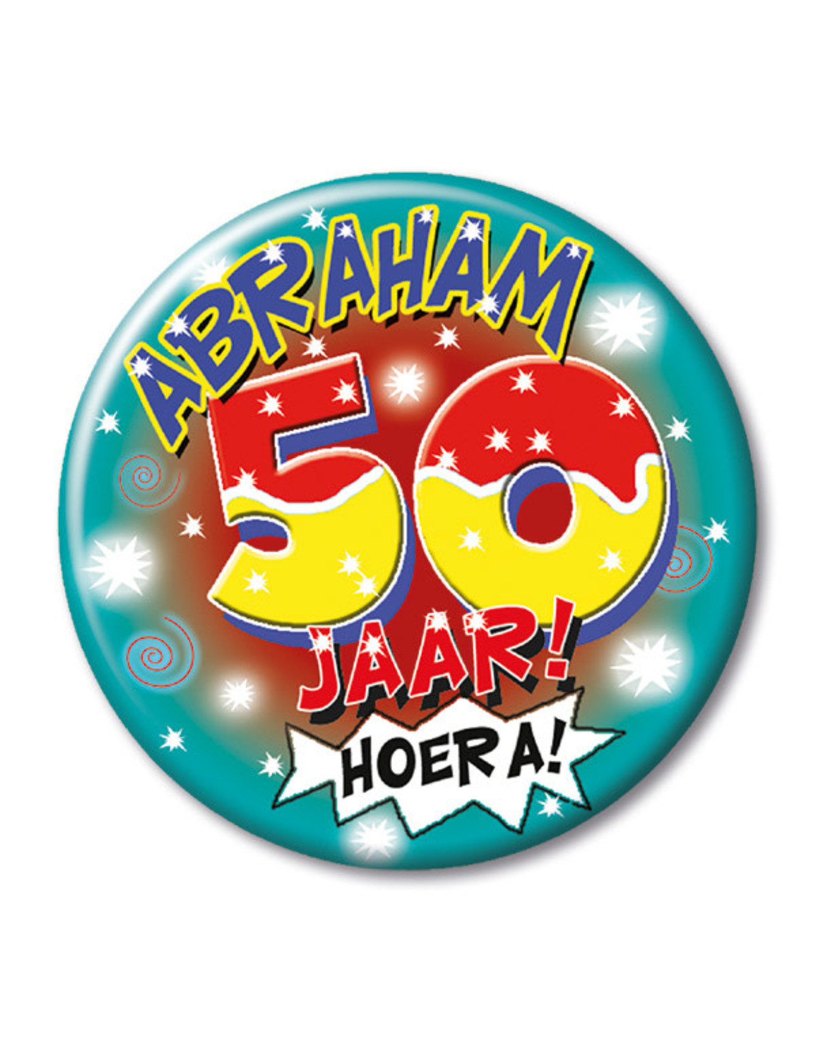 Button Klein – Abraham 50 Jaar