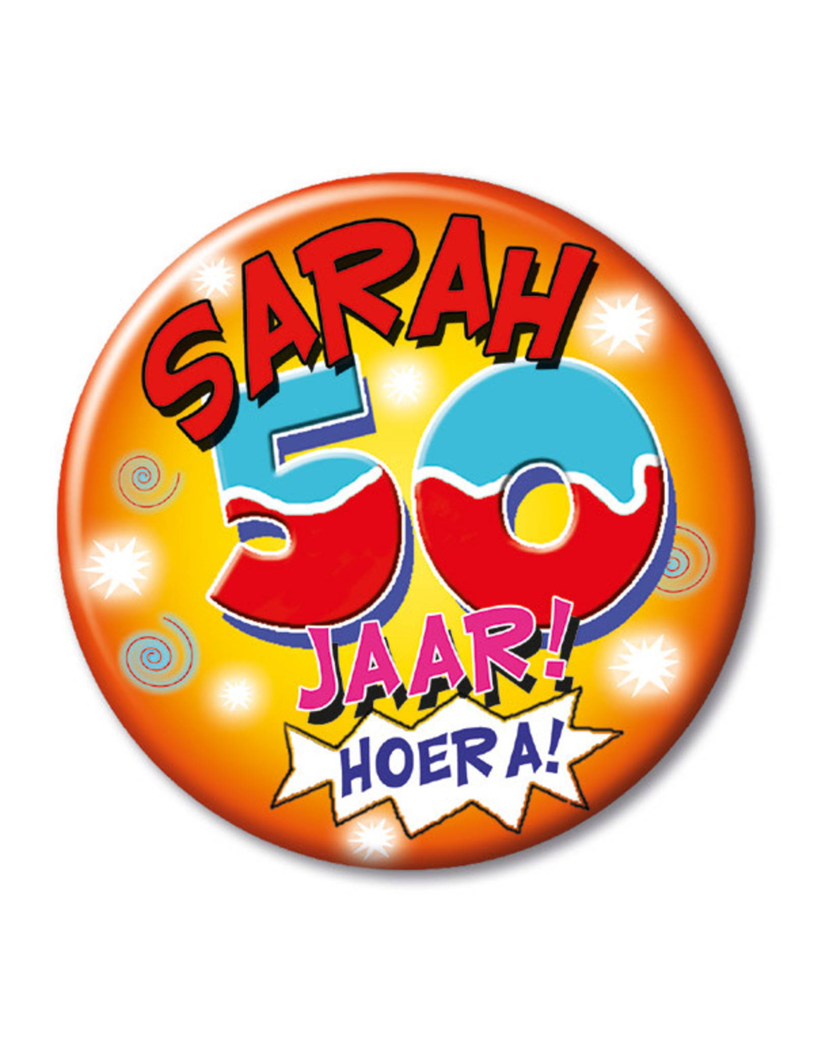 Button Klein – Sarah 50 Jaar