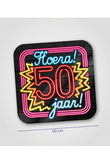 Huldeschild Neon - 50 jaar