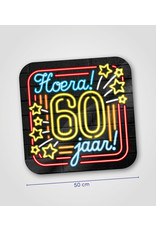 Huldeschild Neon - 60 jaar