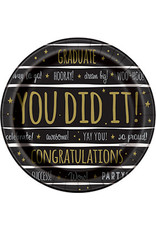 Bordjes Graduate You did it (21.9 cm, 8 stuks)