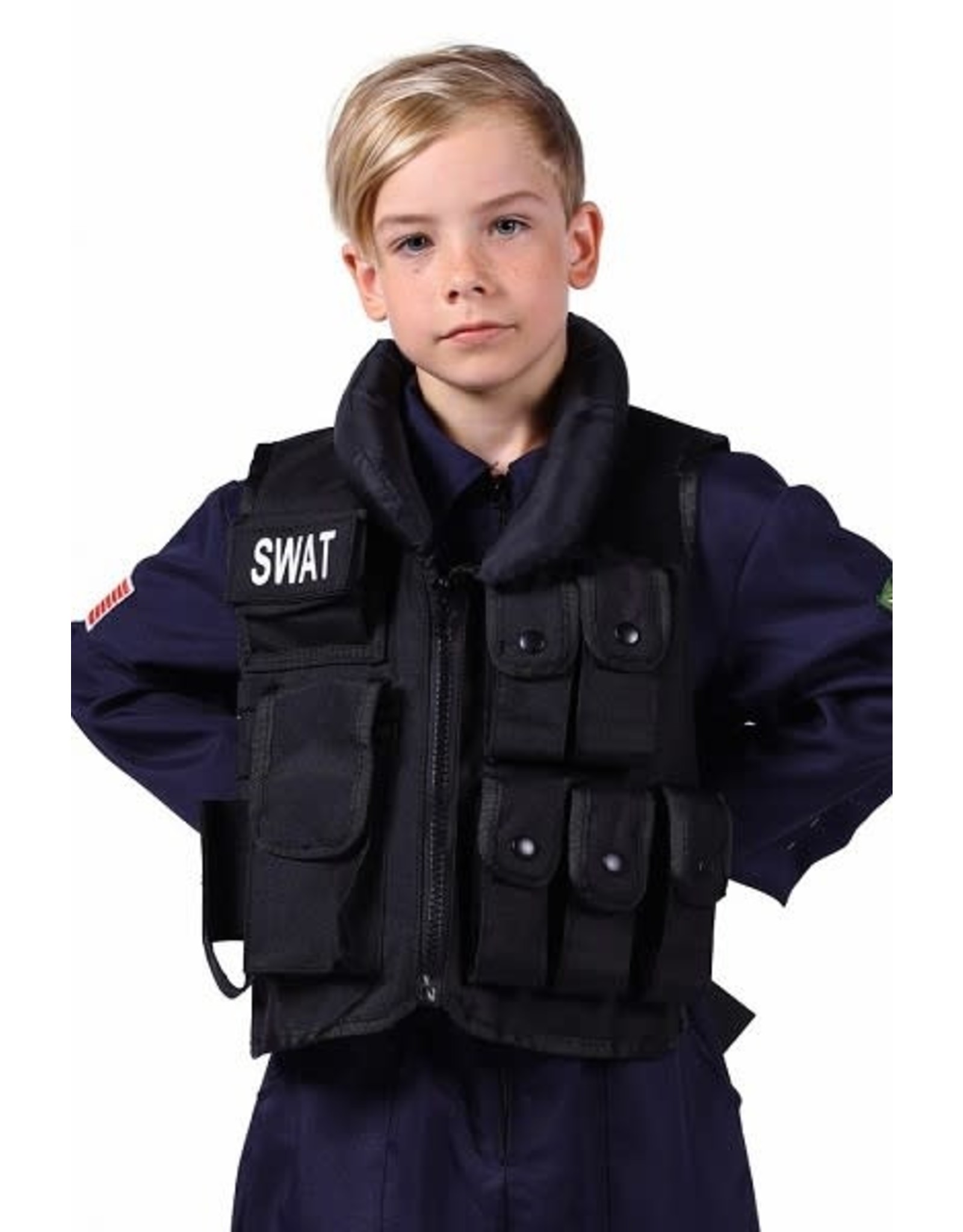 Swat Vest Kind, Zwart