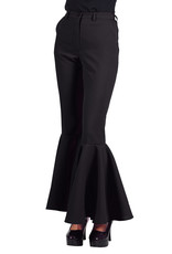 Jaren 70 Broek Dame, Zwart