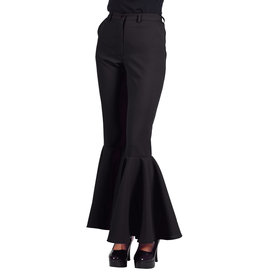 Jaren 70 Broek Dame, Zwart