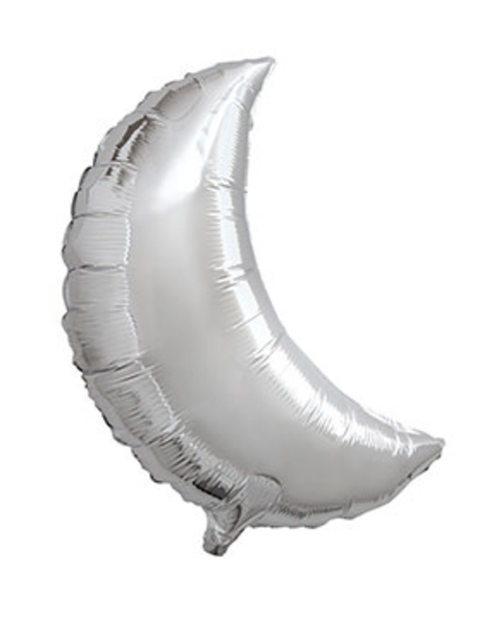 Folie Ballon Maan, Zilver (45 cm)