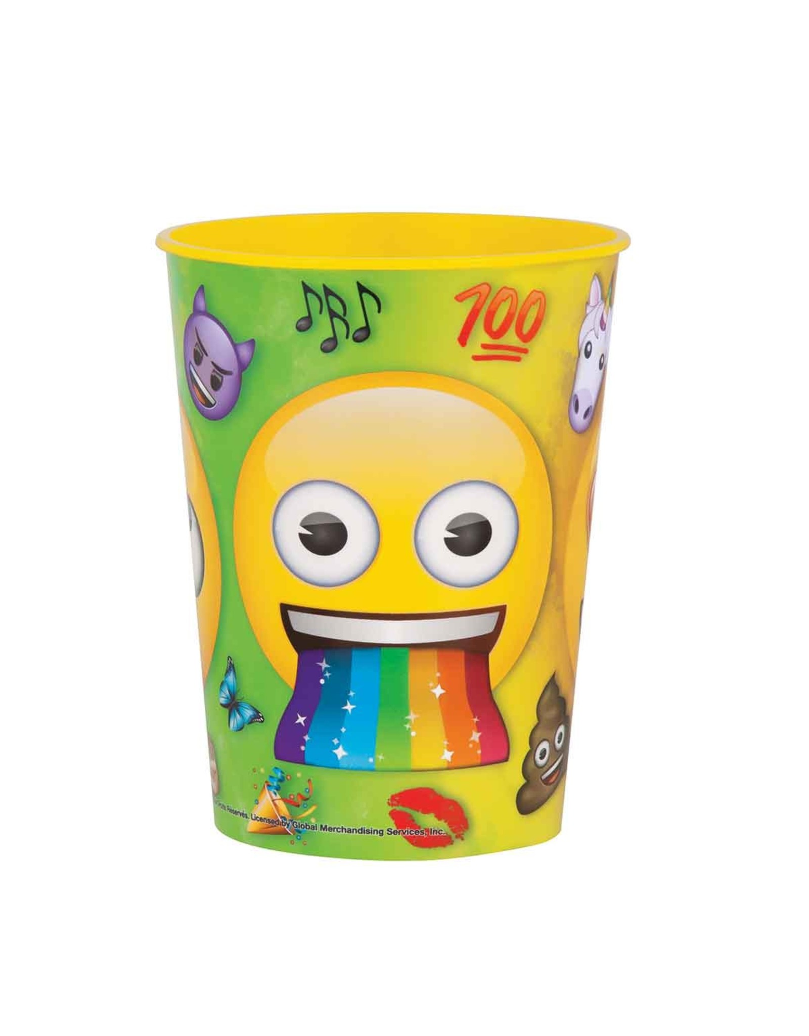 Plastic Beker Rainbow Fun Emoji (47 cl)
