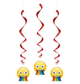 Hangdecoratie Rainbow Fun Emoji (66 cm)