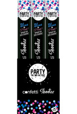 Confetti Shooter Gender Reveal Blauw (40 cm)