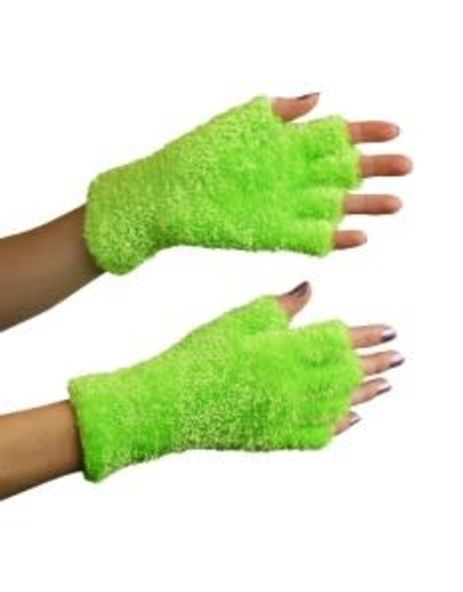 Handschoenen softy fluor groen