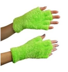 Handschoenen softy fluor groen