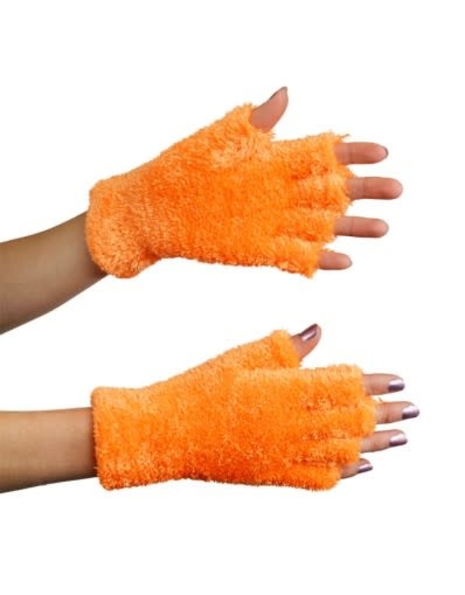 Handschoenen softy fluor oranje