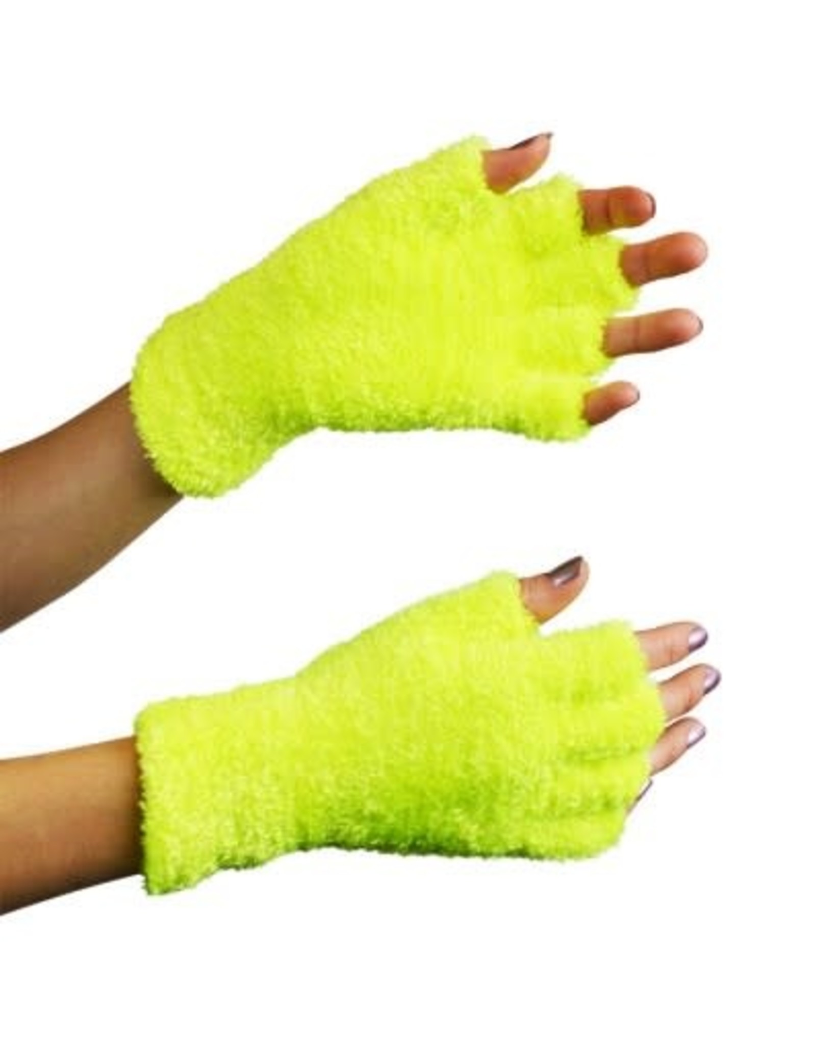 Handschoenen softy fluor geel