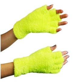 Handschoenen softy fluor geel