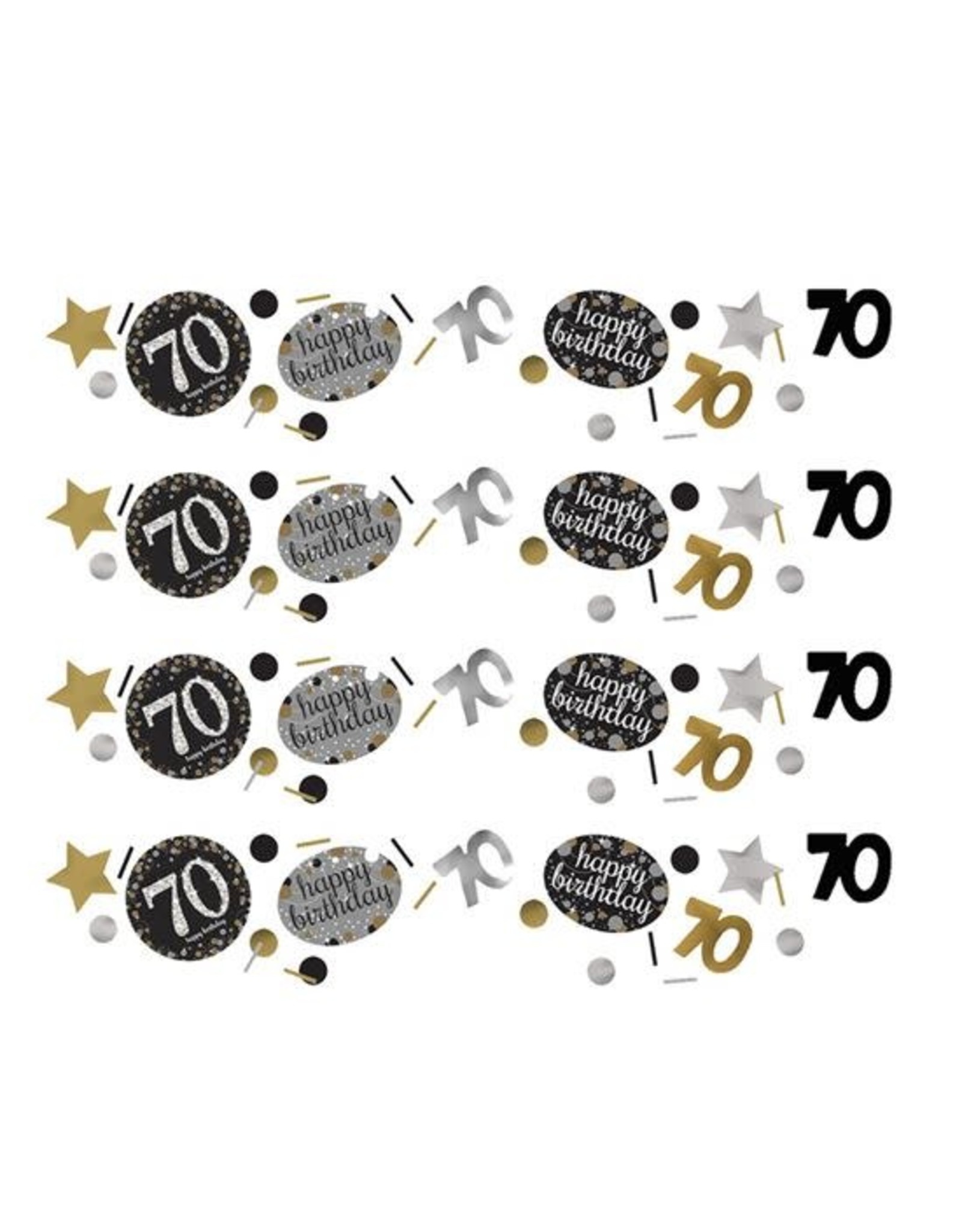 Confetti Sparkling Gold 70 jaar (34 gr)