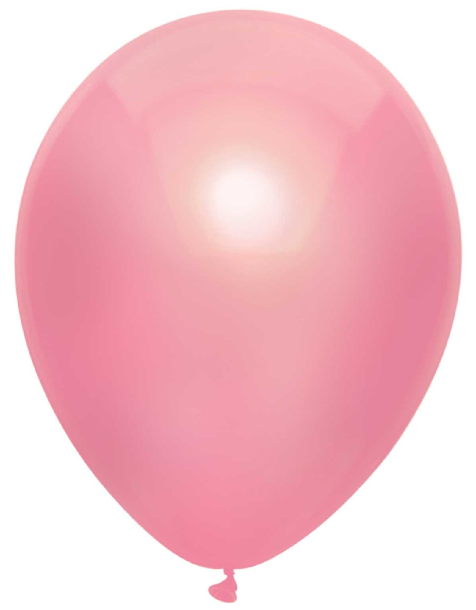 Haza Ballonnen Uni Metallic Roze (30 cm, 10 stuks)