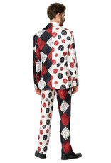 Opposuits Suitsmeister Halloween Red Clown voor Heren