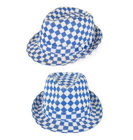 Kojakhoed Blauw/Wit Oktoberfest