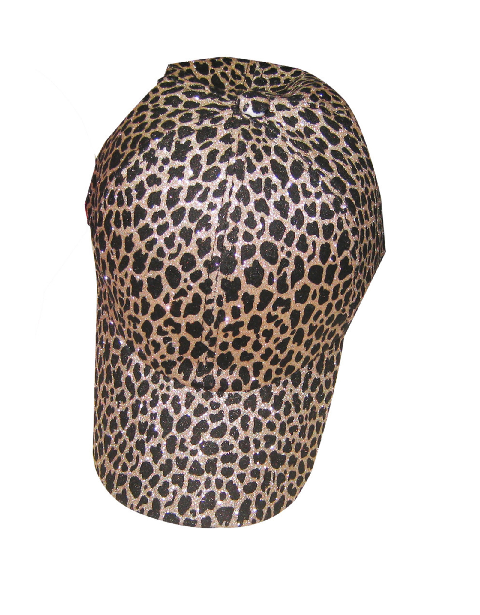 Baseballcap Panter Glitter Goud