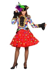 Petticoat Bellatrix, Rood-Multicolor