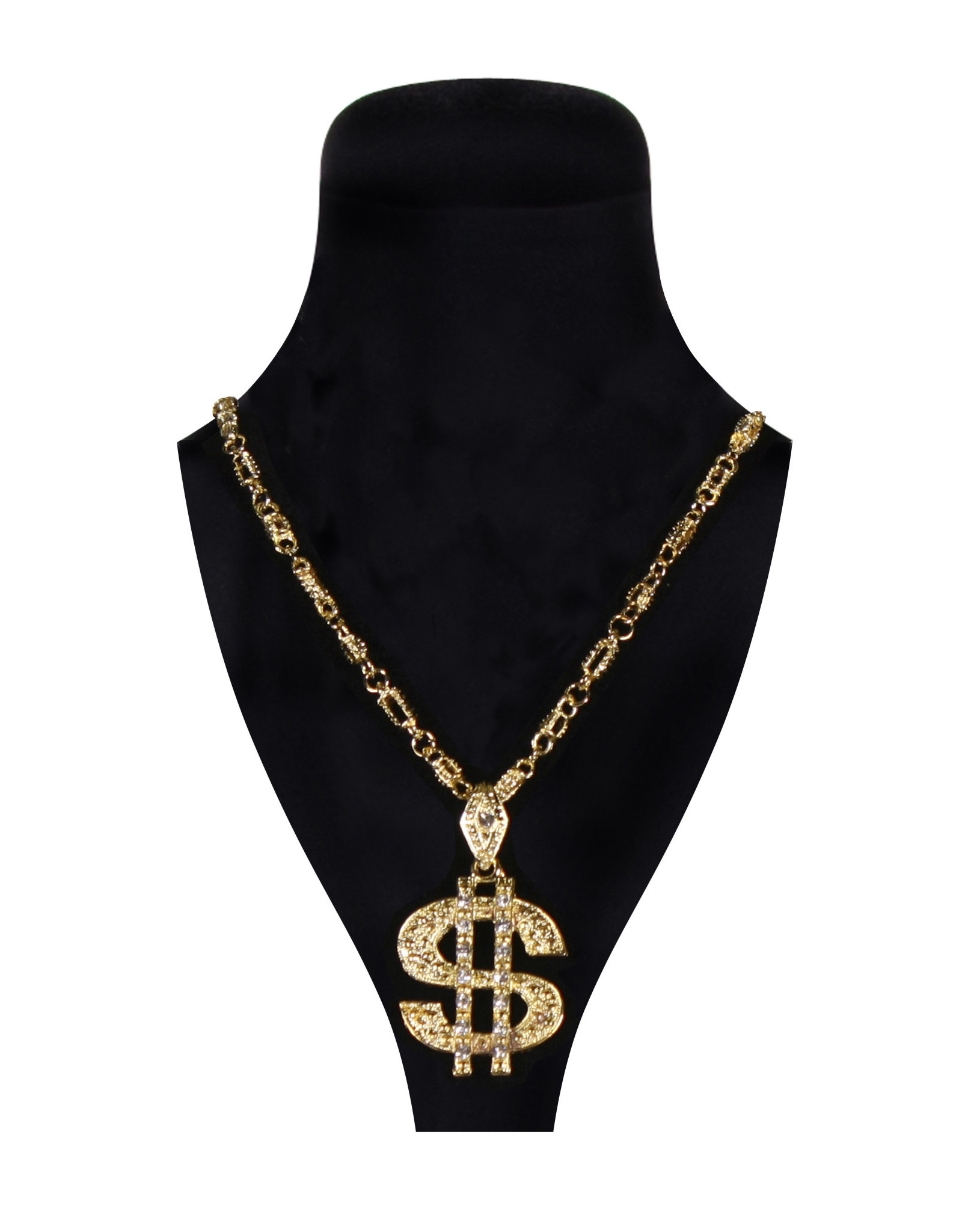 Rapper $ Ketting (Zware Kwaliteit), Goud