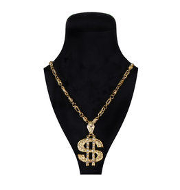 Rapper $ Ketting (Zware Kwaliteit), Goud