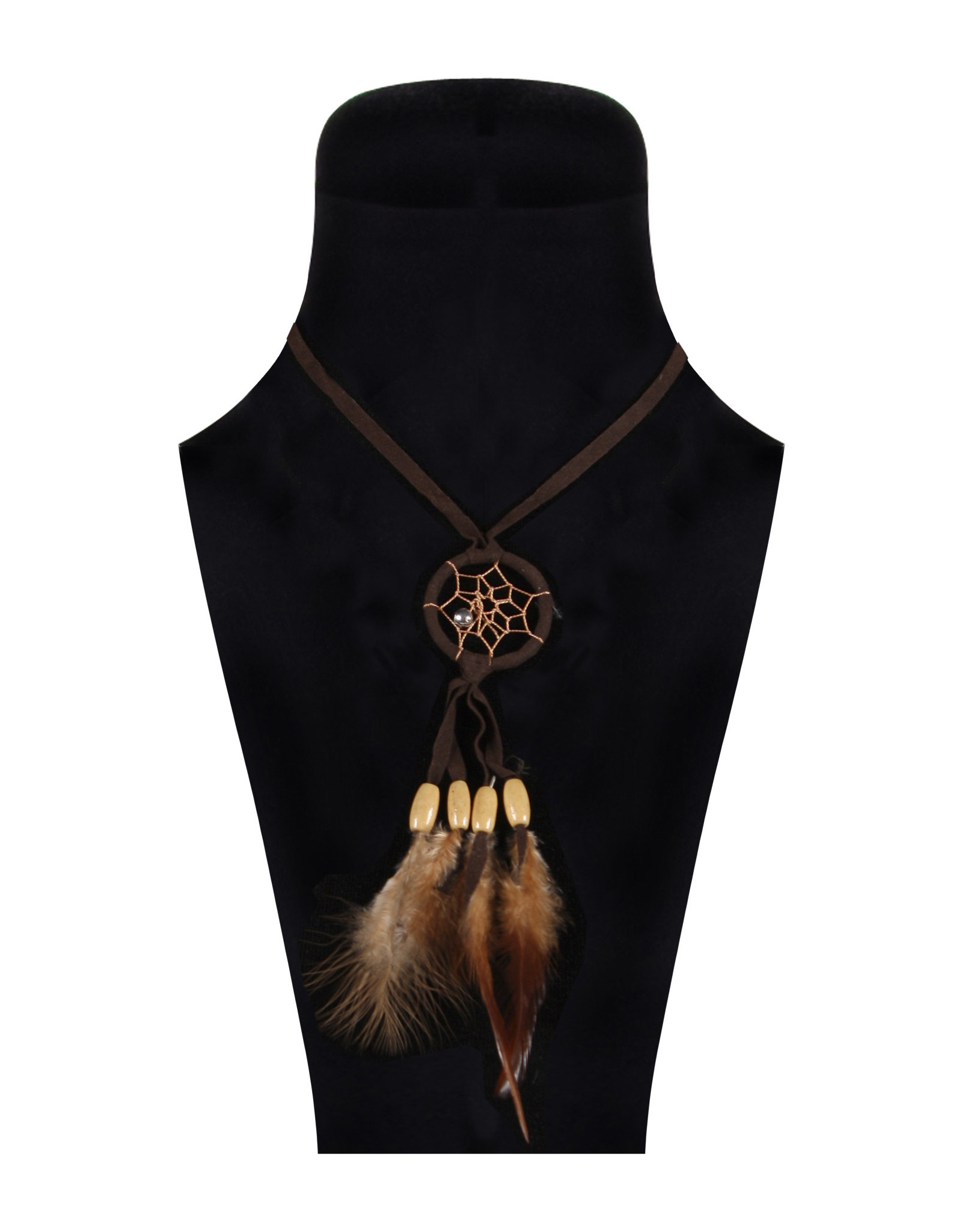 Indianen Hoofdband/Ketting Dreamcatcher