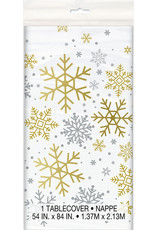 Tafelkleed Holiday Snowflakes (138 x 214 cm)
