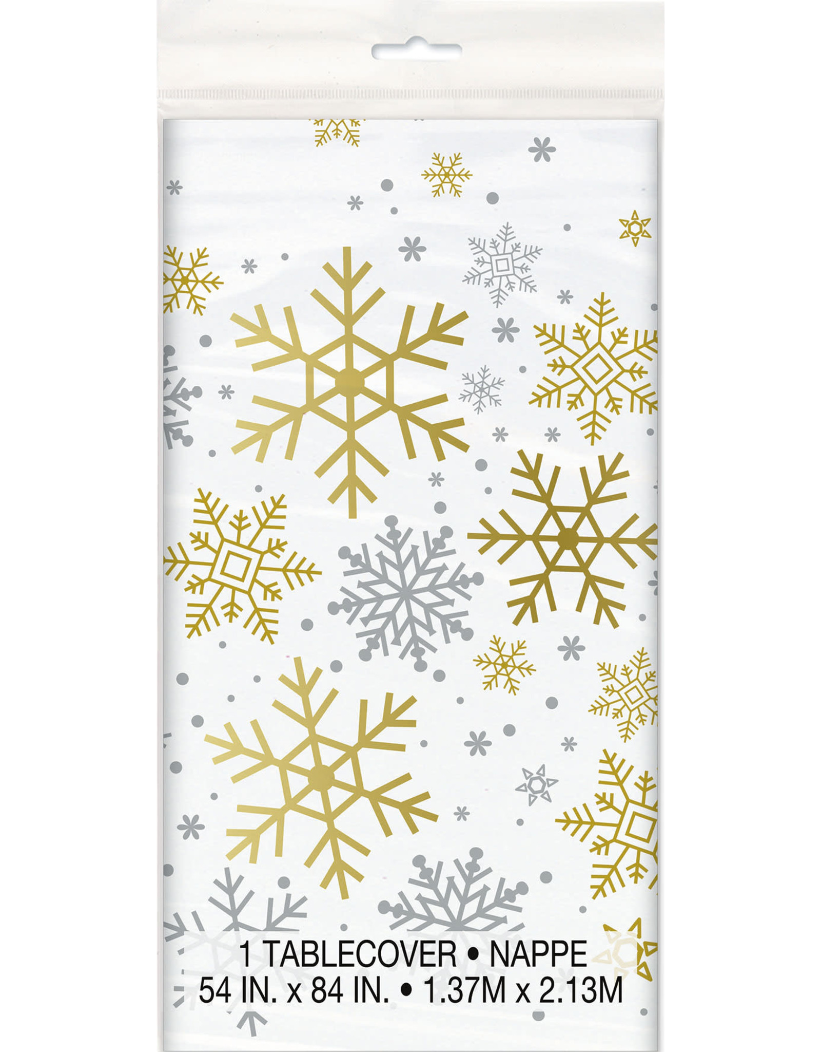 Tafelkleed Holiday Snowflakes (138 x 214 cm)