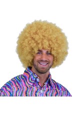 Super Afro Pruik Blond