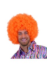 Super Afro Pruik Feloranje